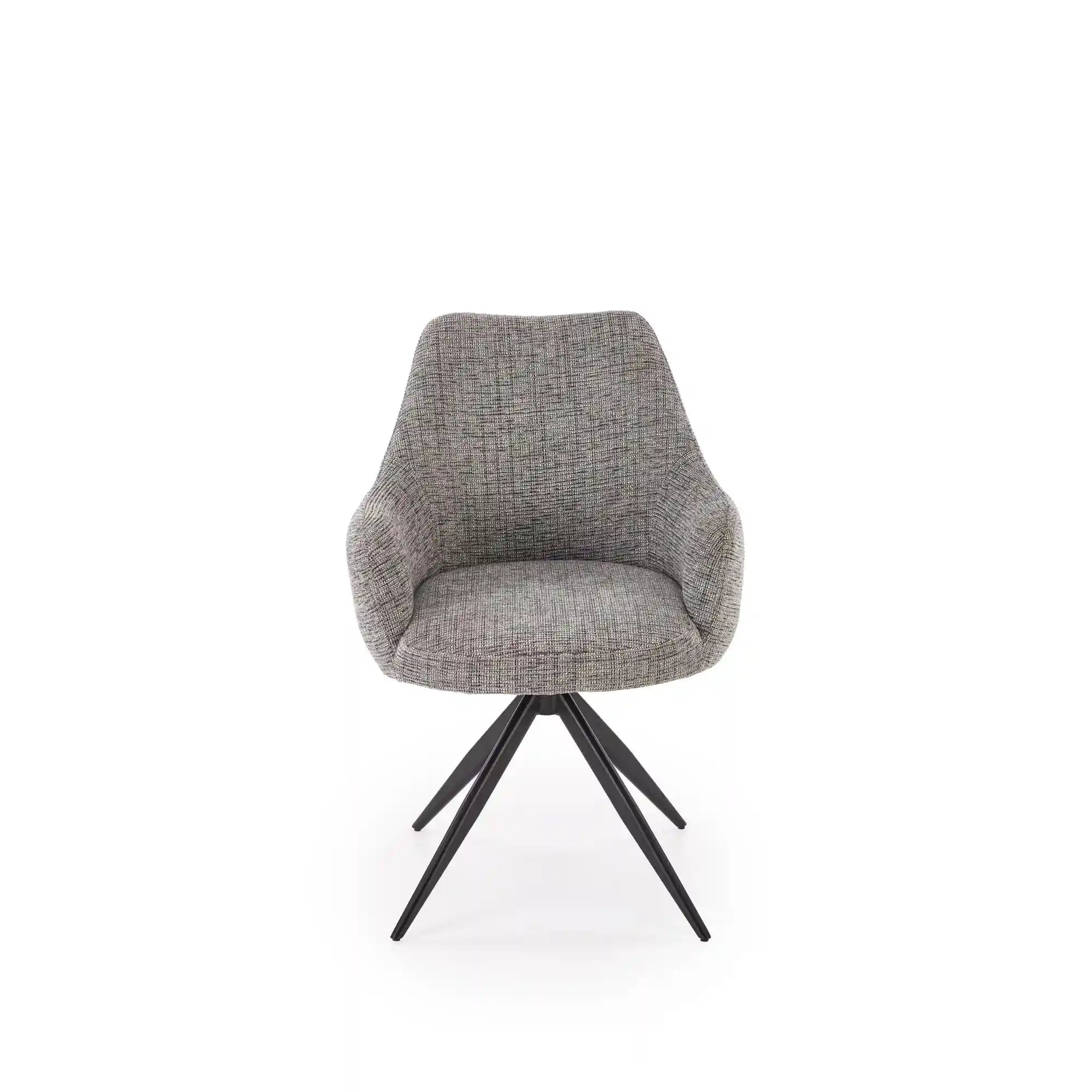 Scaun K564, gri/negru, stofa clasica/metal, 60x63x87 cm