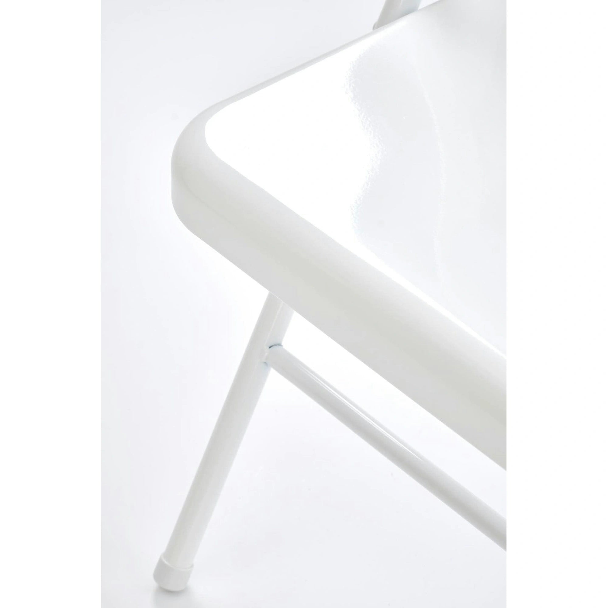 Scaun K565, alb, metal, 46x47x75 cm