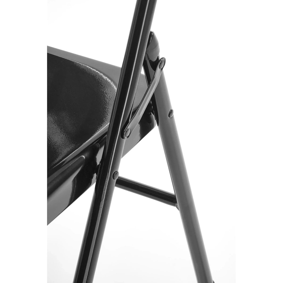 Scaun K565, negru, metal, 46x47x75 cm