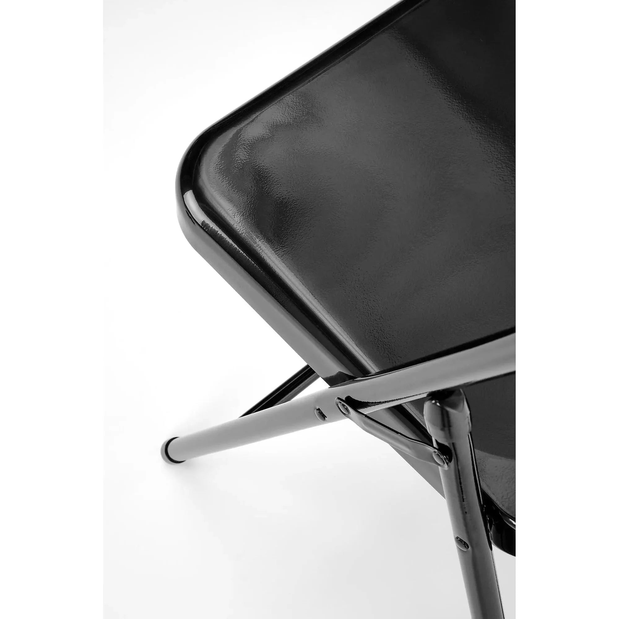 Scaun K565, negru, metal, 46x47x75 cm