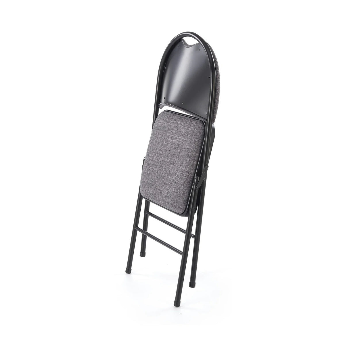Scaun K566, gri/negru, stofa clasica/otel, 46x53x86 cm
