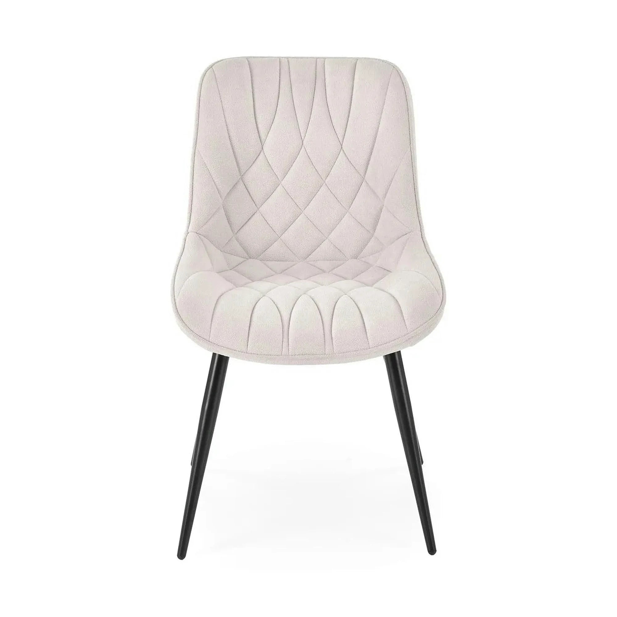 Scaun K567, bej - Havana 2, stofa catifelata/otel, 47x63x85 cm