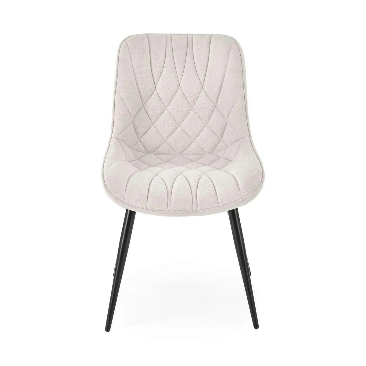 Scaun K567, bej - Havana 2, stofa catifelata/otel, 47x63x85 cm
