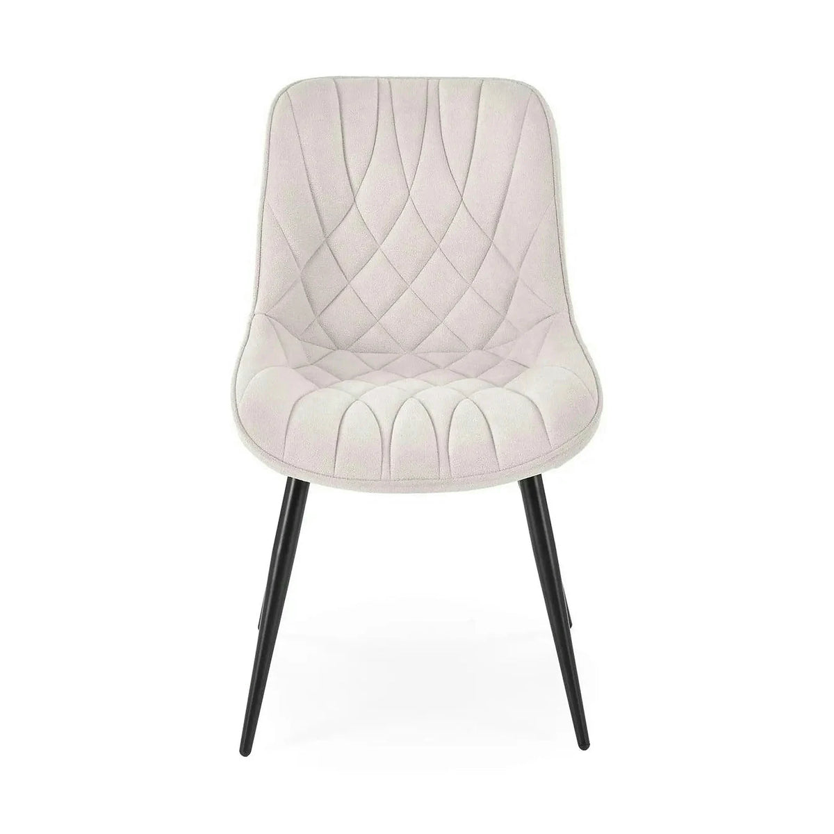 Scaun K567, bej - Havana 2, stofa catifelata/otel, 47x63x85 cm