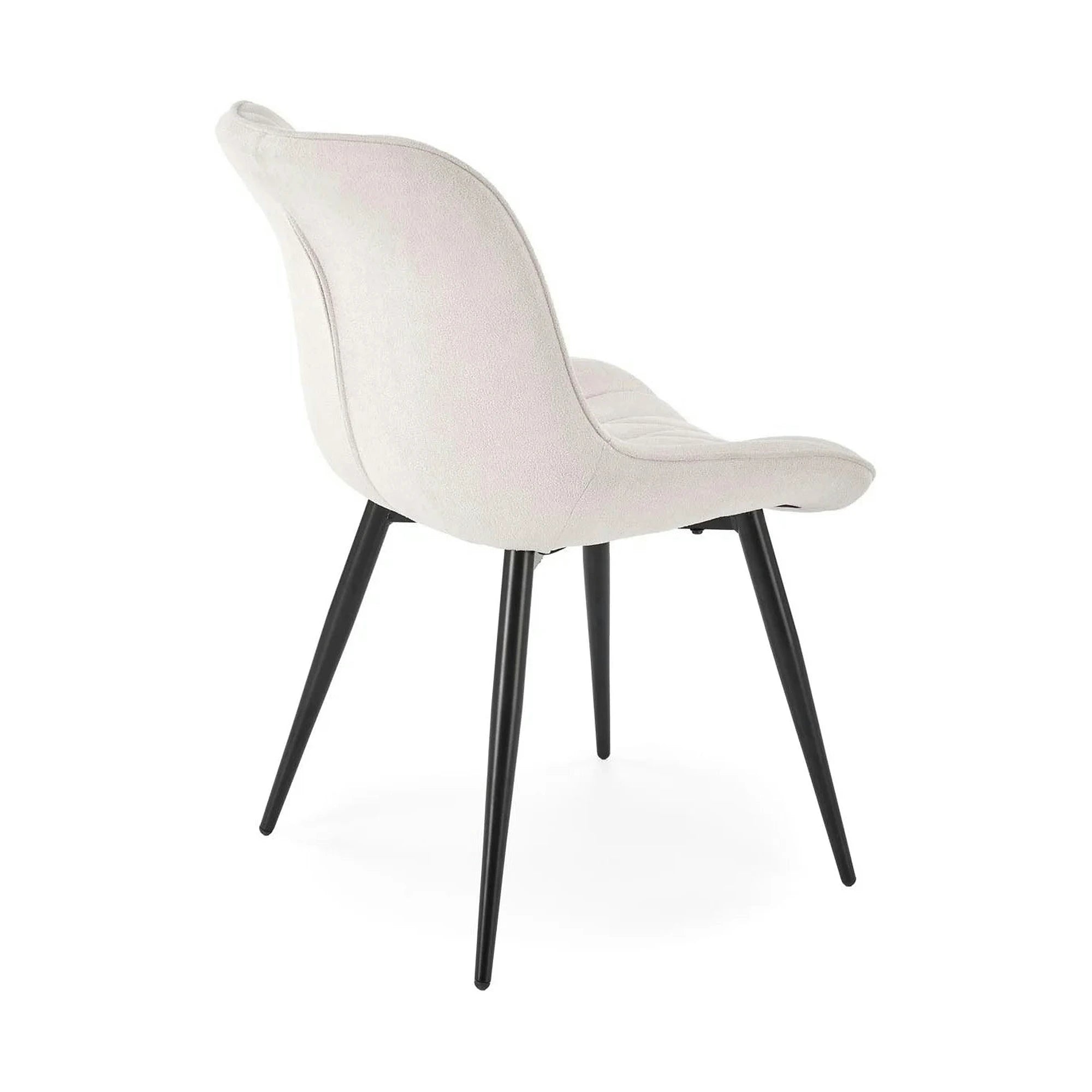 Scaun K567, bej - Havana 2, stofa catifelata/otel, 47x63x85 cm