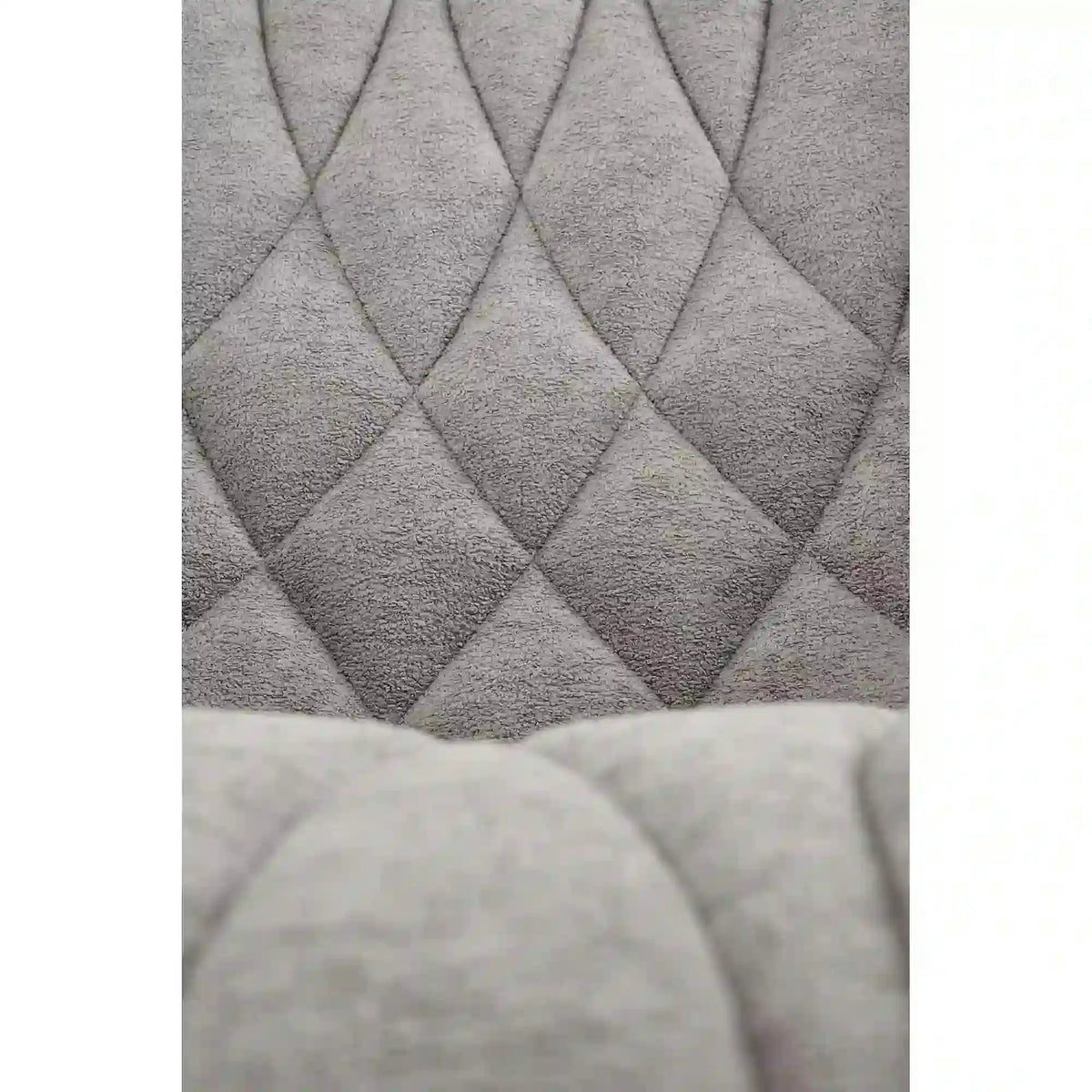Scaun K567, gri - Havana 15, stofa catifelata/otel, 47x63x85 cm