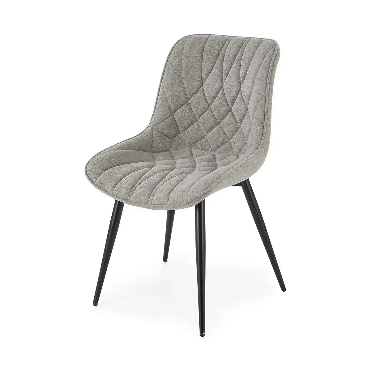 Scaun K567, gri - Havana 15, stofa catifelata/otel, 47x63x85 cm