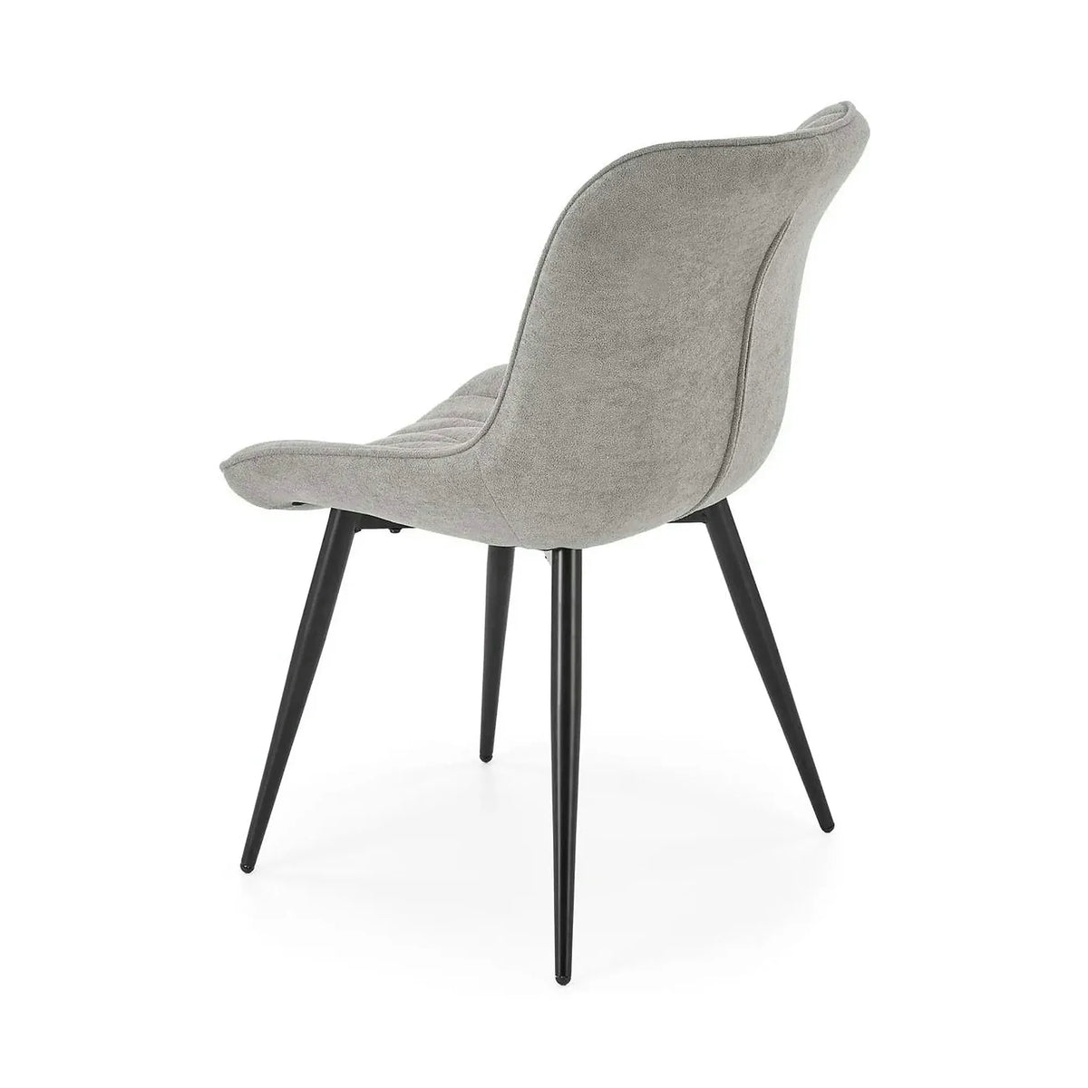Scaun K567, gri - Havana 15, stofa catifelata/otel, 47x63x85 cm