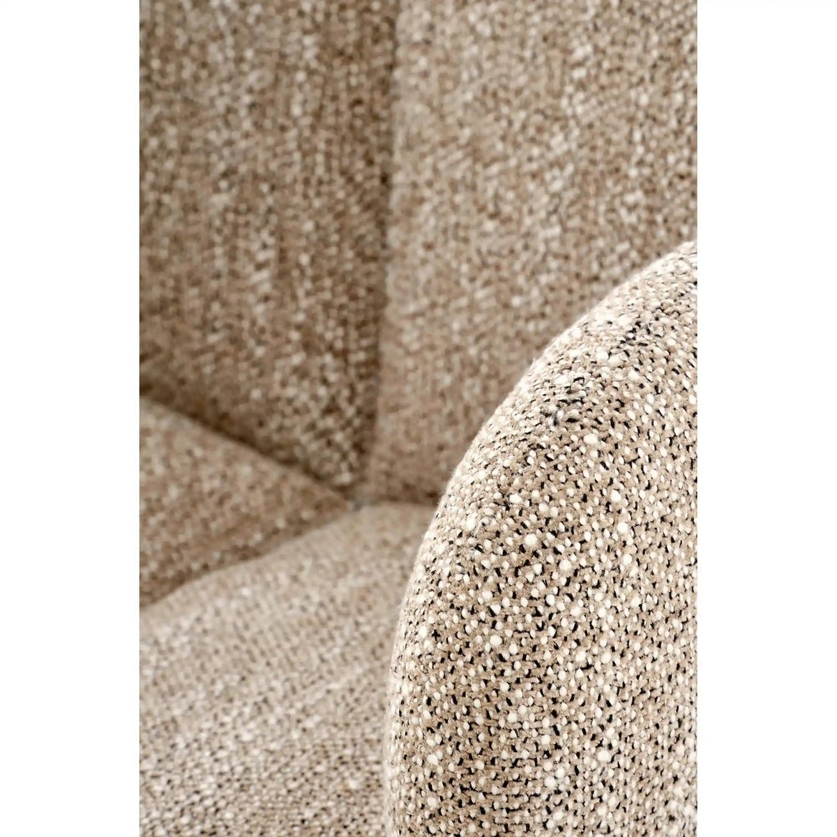 Scaun K568, bej inchis/negru, stofa clasica/otel, 65x64x82 cm