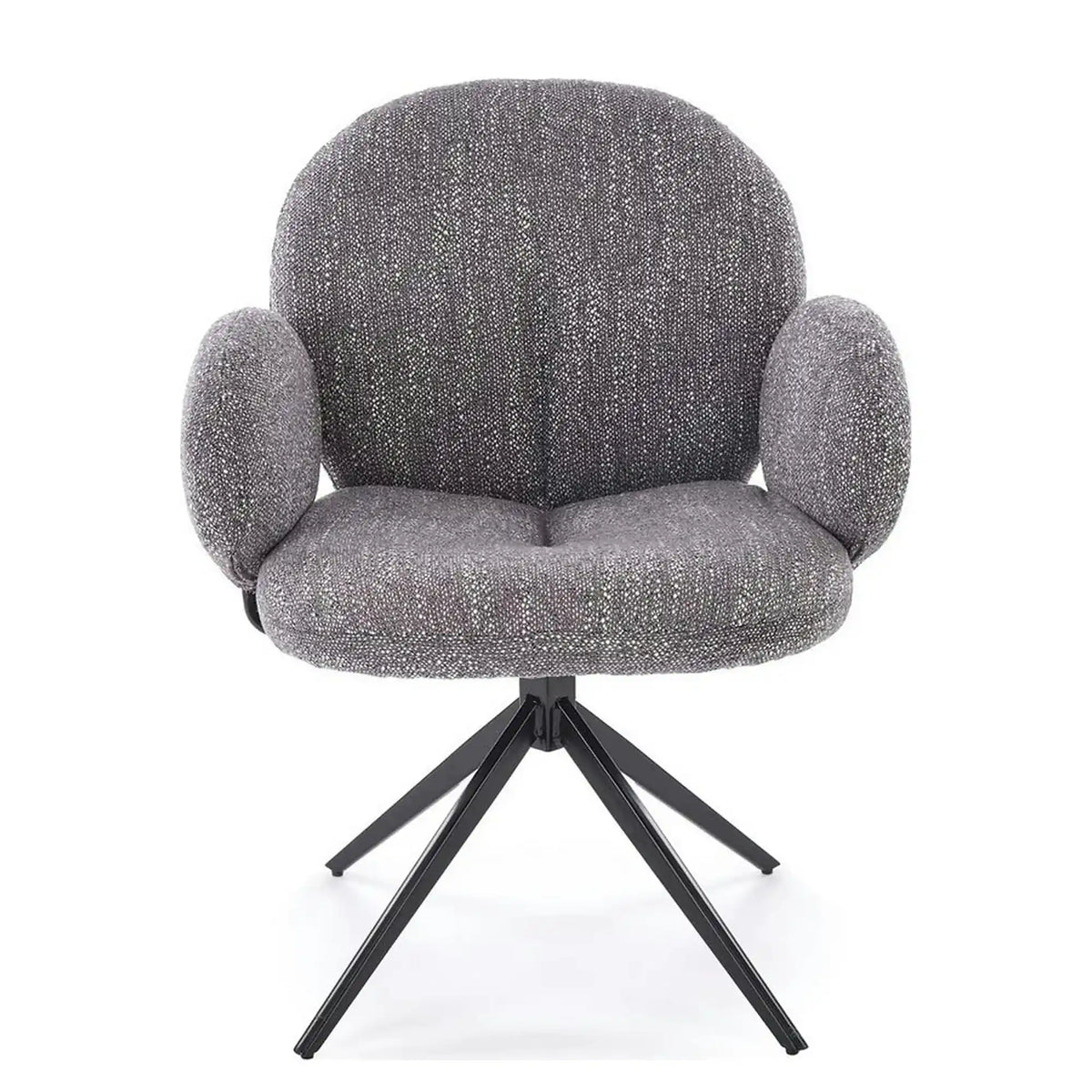 Scaun K568, gri/negru, stofa clasica/otel, 65x64x82 cm