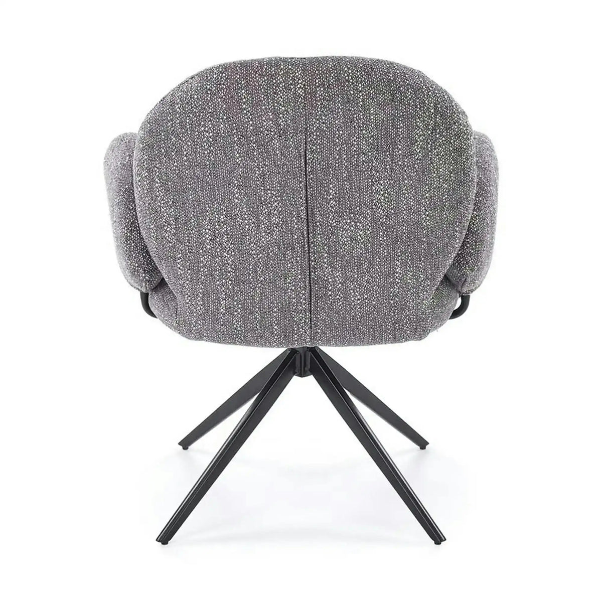Scaun K568, gri/negru, stofa clasica/otel, 65x64x82 cm