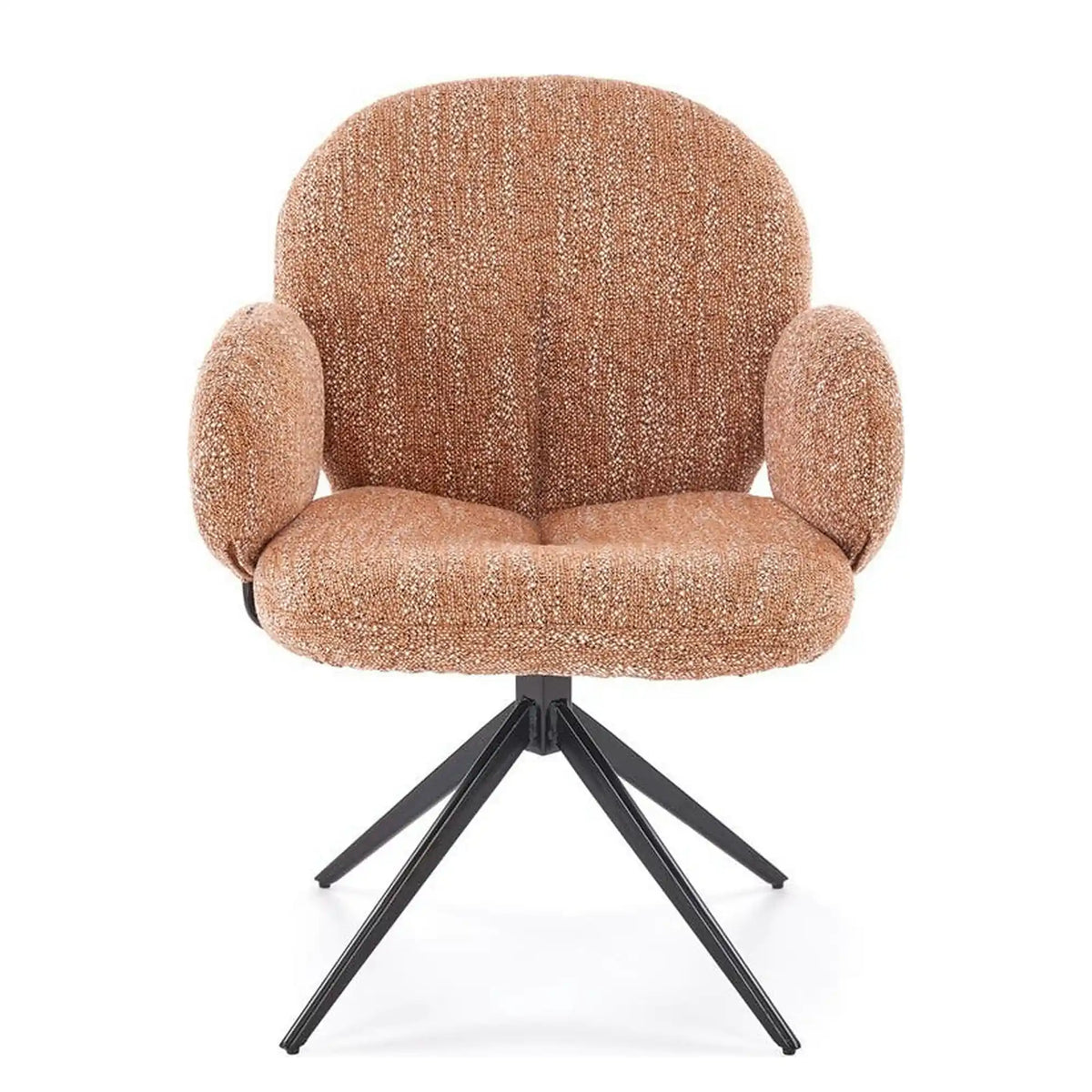 Scaun K568, scortisoara/negru, stofa clasica/otel, 65x64x82 cm