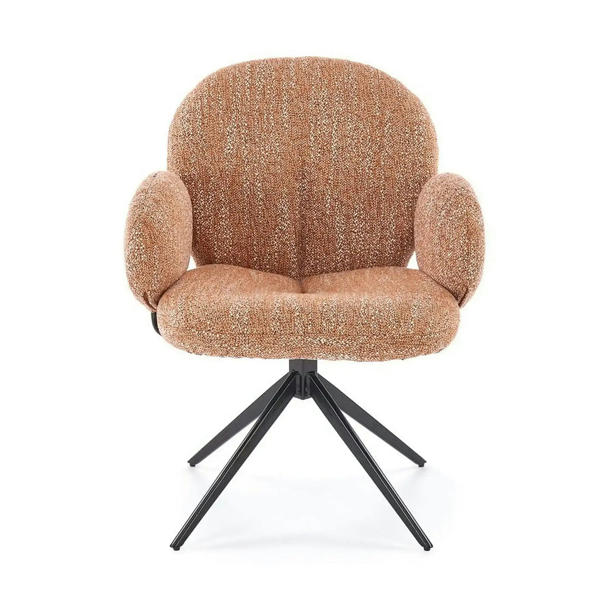 Scaun K568, scortisoara/negru, stofa clasica/otel, 65x64x82 cm