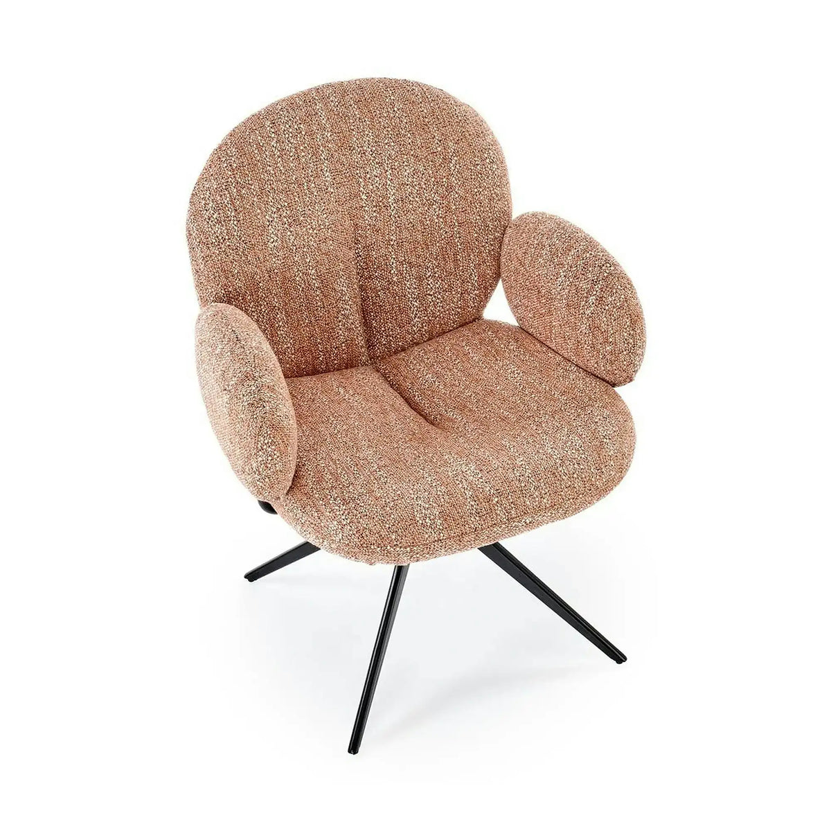 Scaun K568, scortisoara/negru, stofa clasica/otel, 65x64x82 cm