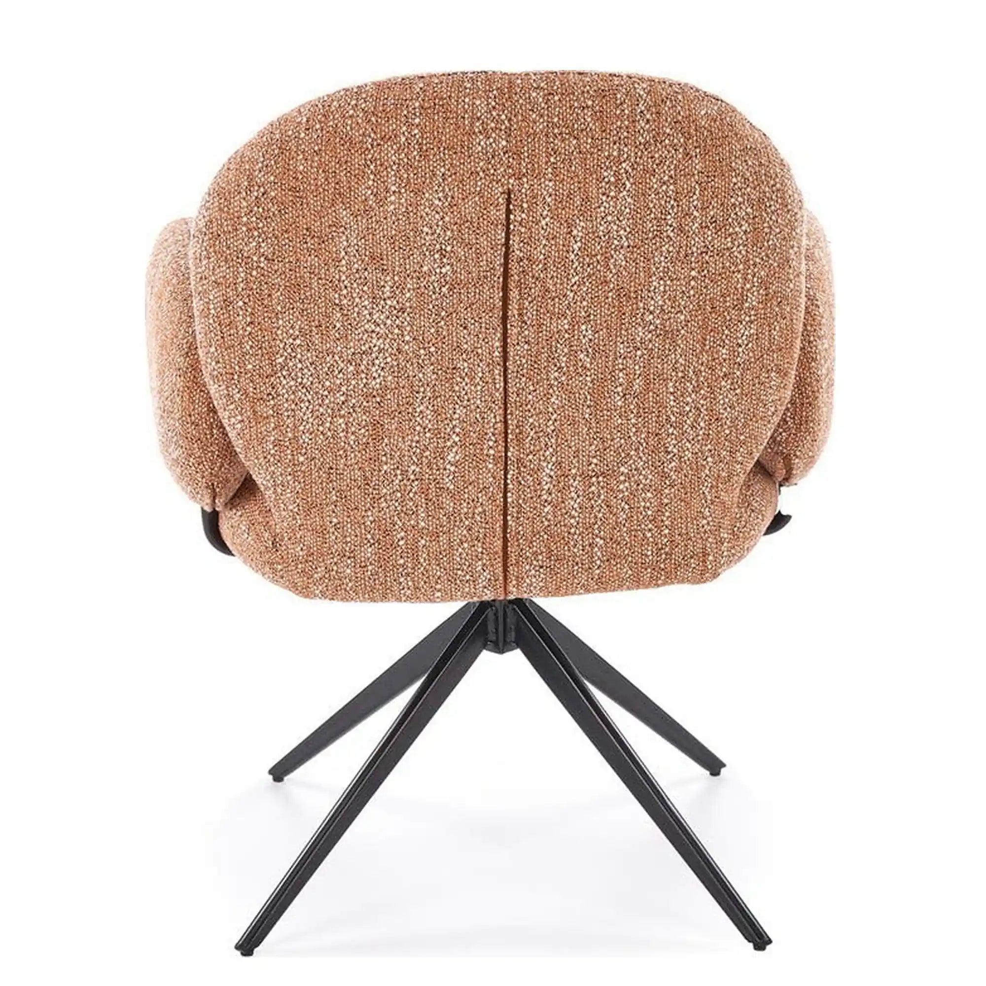 Scaun K568, scortisoara/negru, stofa clasica/otel, 65x64x82 cm