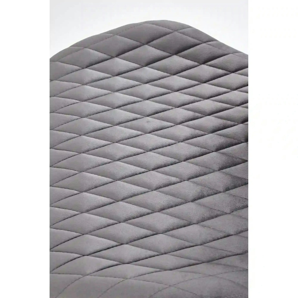Scaun K569, gri - HLR 21, stofa catifelata/otel, 47x54x84 cm