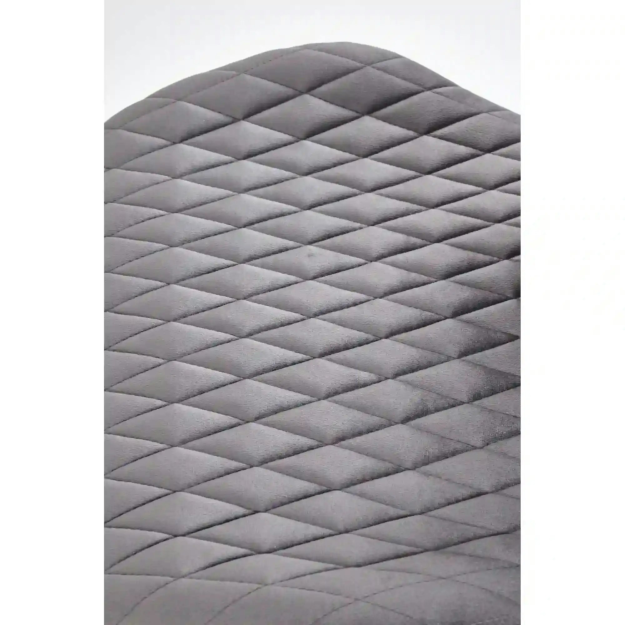 Scaun K569, gri - HLR 21, stofa catifelata/otel, 47x54x84 cm