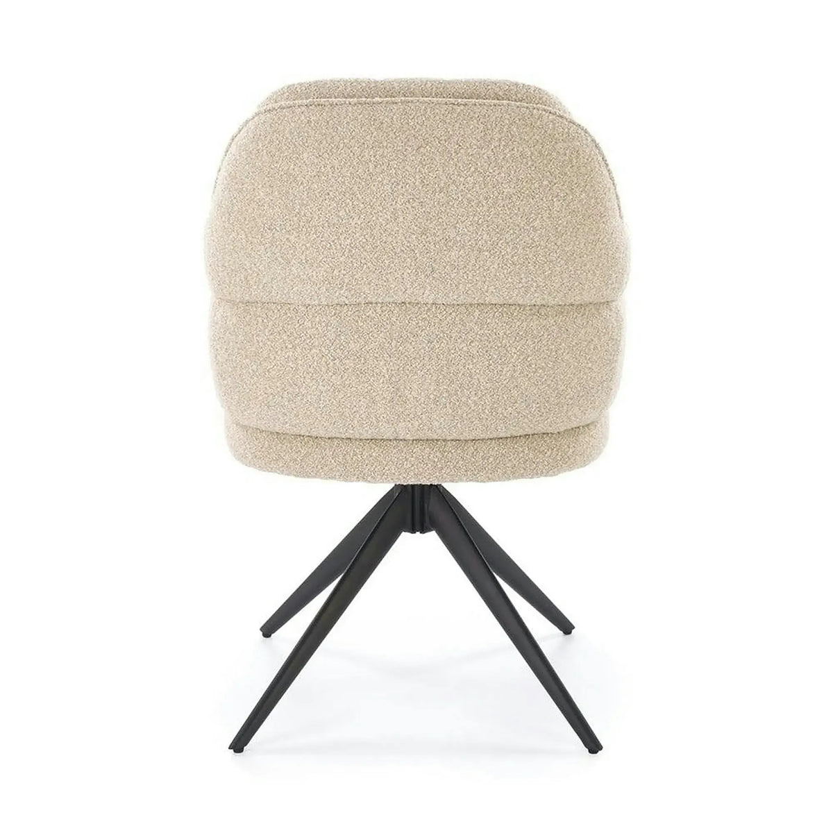 Scaun K570, bej/negru, stofa/otel, 61x70x92 cm