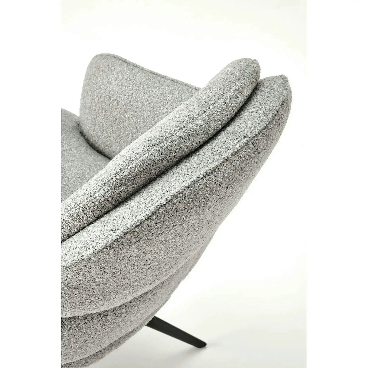 Scaun K570, gri/negru, stofa/otel, 61x70x92 cm
