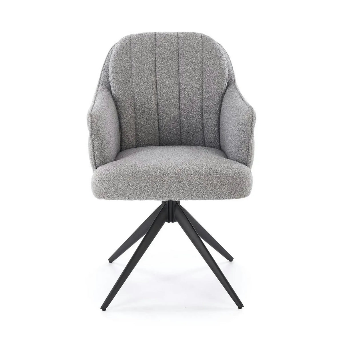 Scaun K570, gri/negru, stofa/otel, 61x70x92 cm