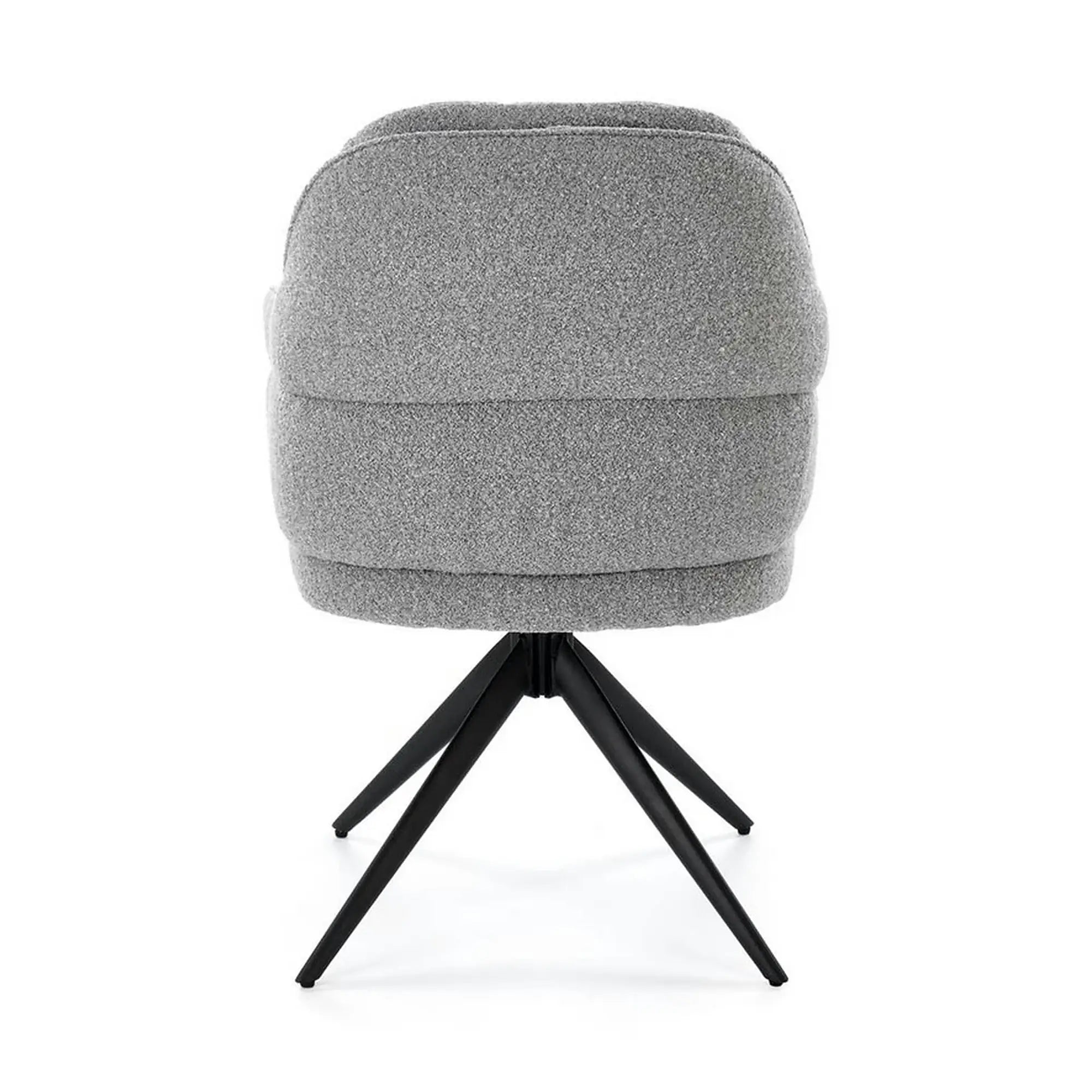 Scaun K570, gri/negru, stofa/otel, 61x70x92 cm