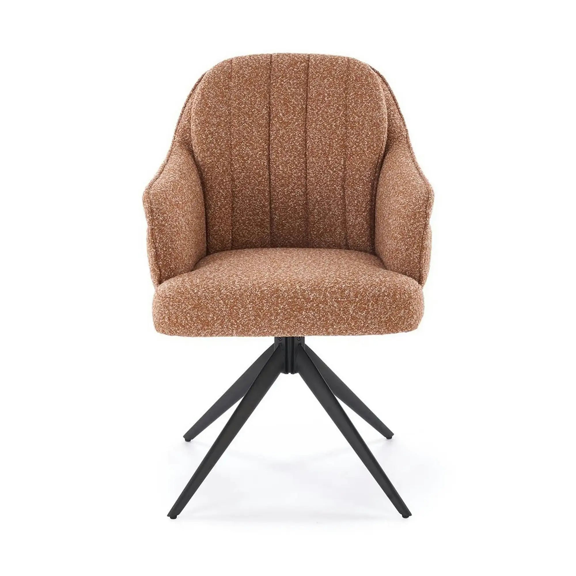 Scaun K570, scortisoara/negru, stofa/otel, 61x70x92 cm