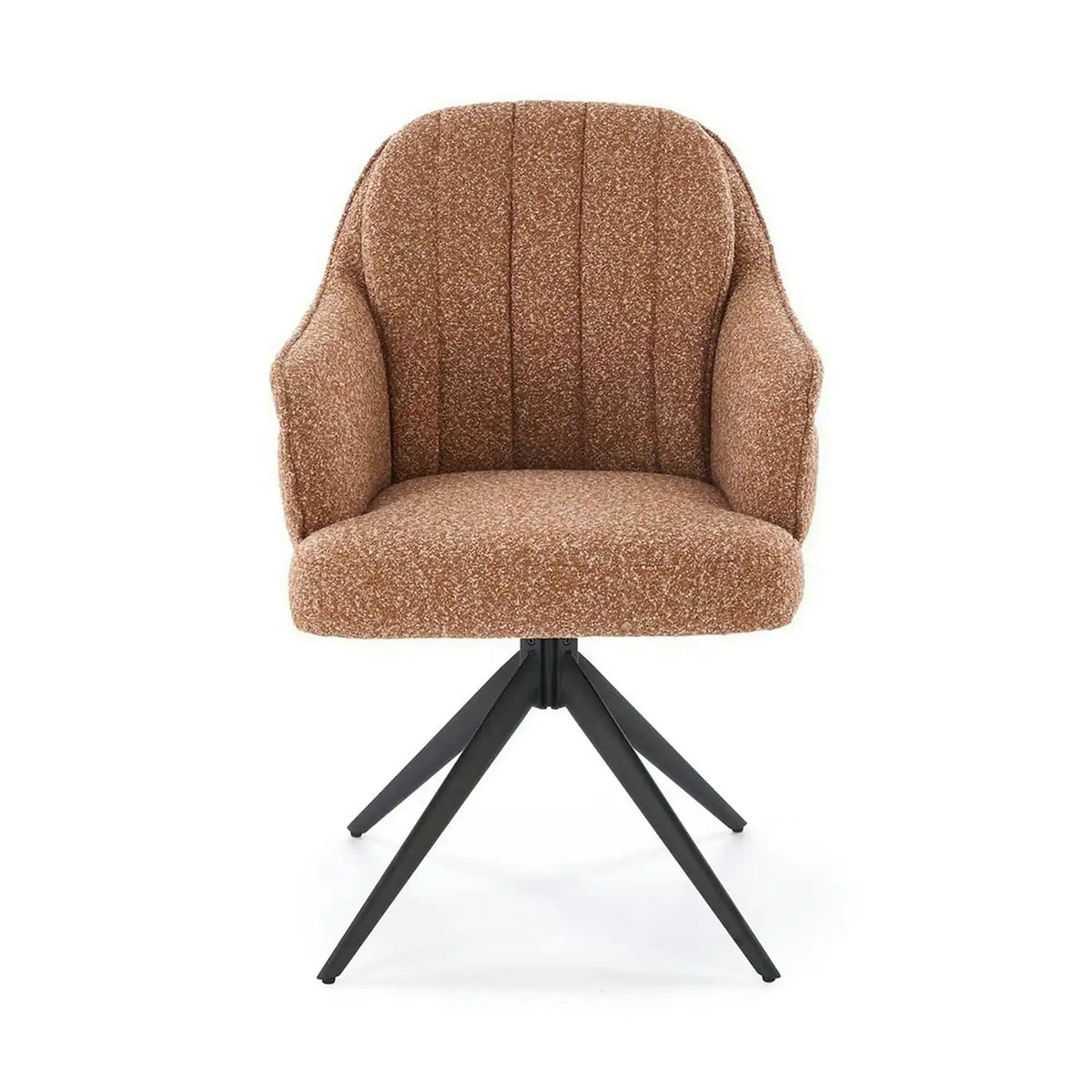 Scaun K570, scortisoara/negru, stofa/otel, 61x70x92 cm
