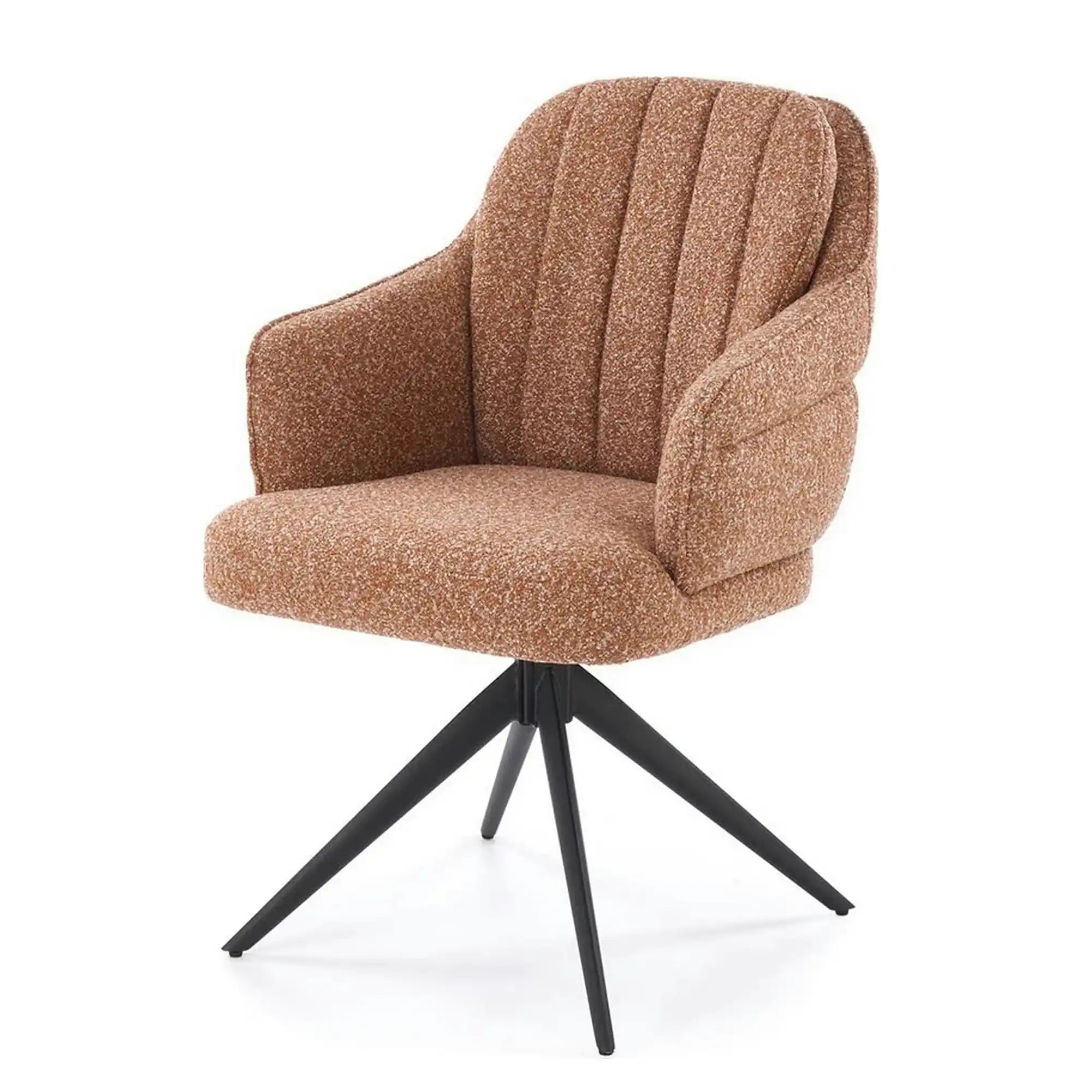 Scaun K570, scortisoara/negru, stofa/otel, 61x70x92 cm