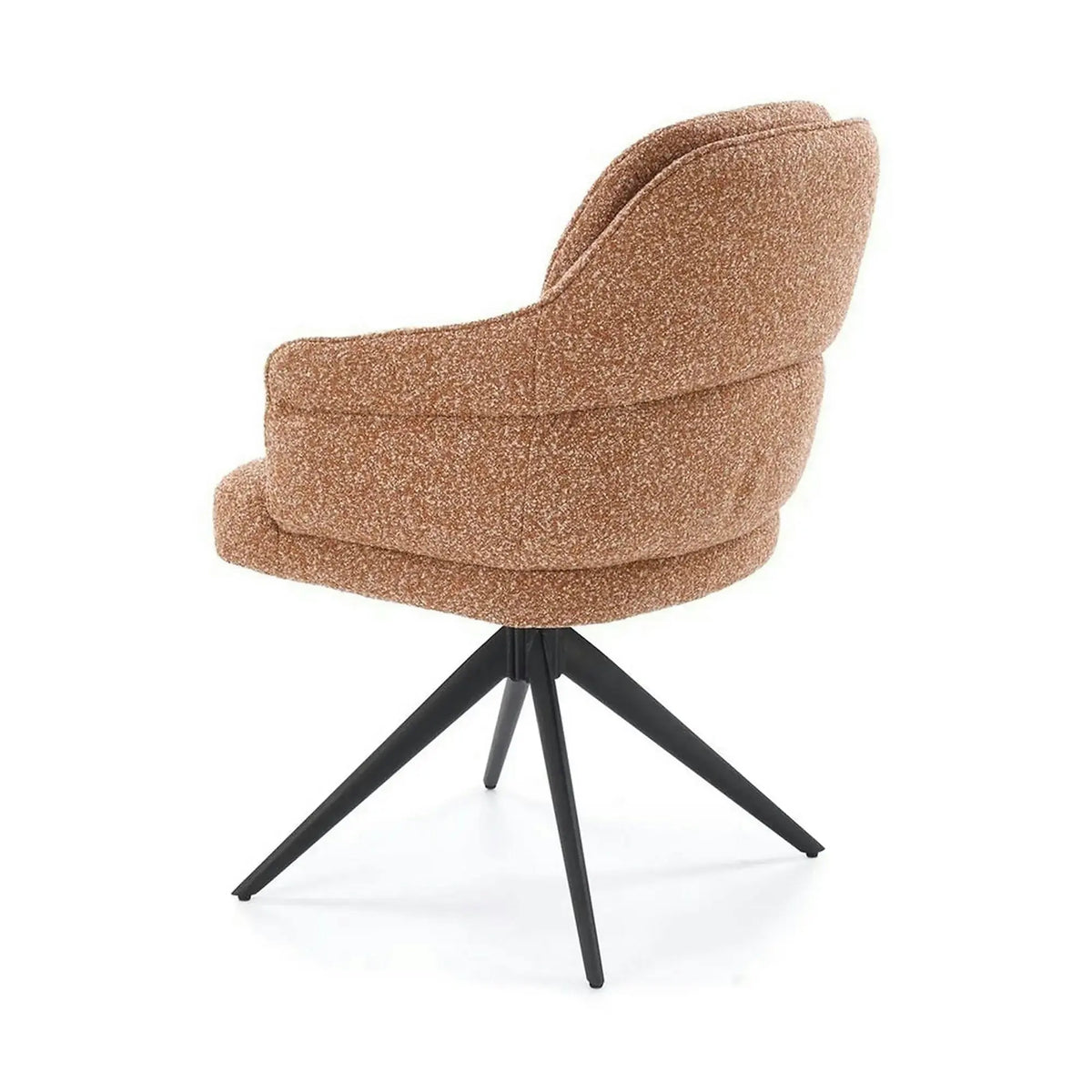 Scaun K570, scortisoara/negru, stofa/otel, 61x70x92 cm