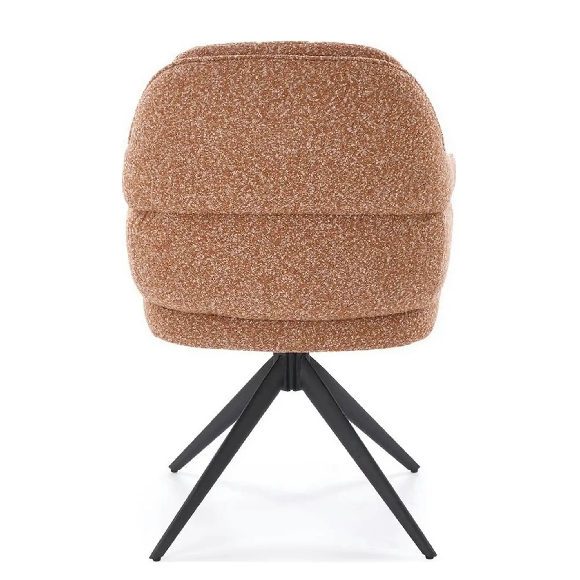 Scaun K570, scortisoara/negru, stofa/otel, 61x70x92 cm