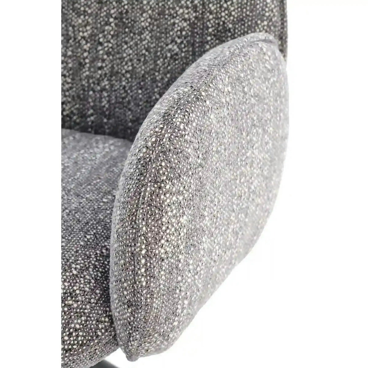Scaun K571, gri/negru, stofa clasica/otel, 63x64x93 cm