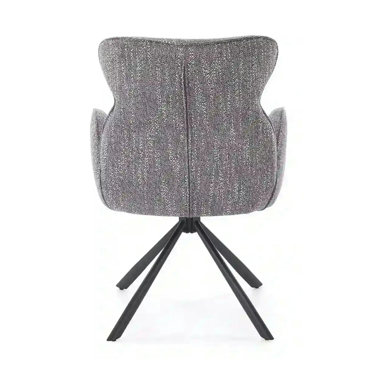 Scaun K571, gri/negru, stofa clasica/otel, 63x64x93 cm
