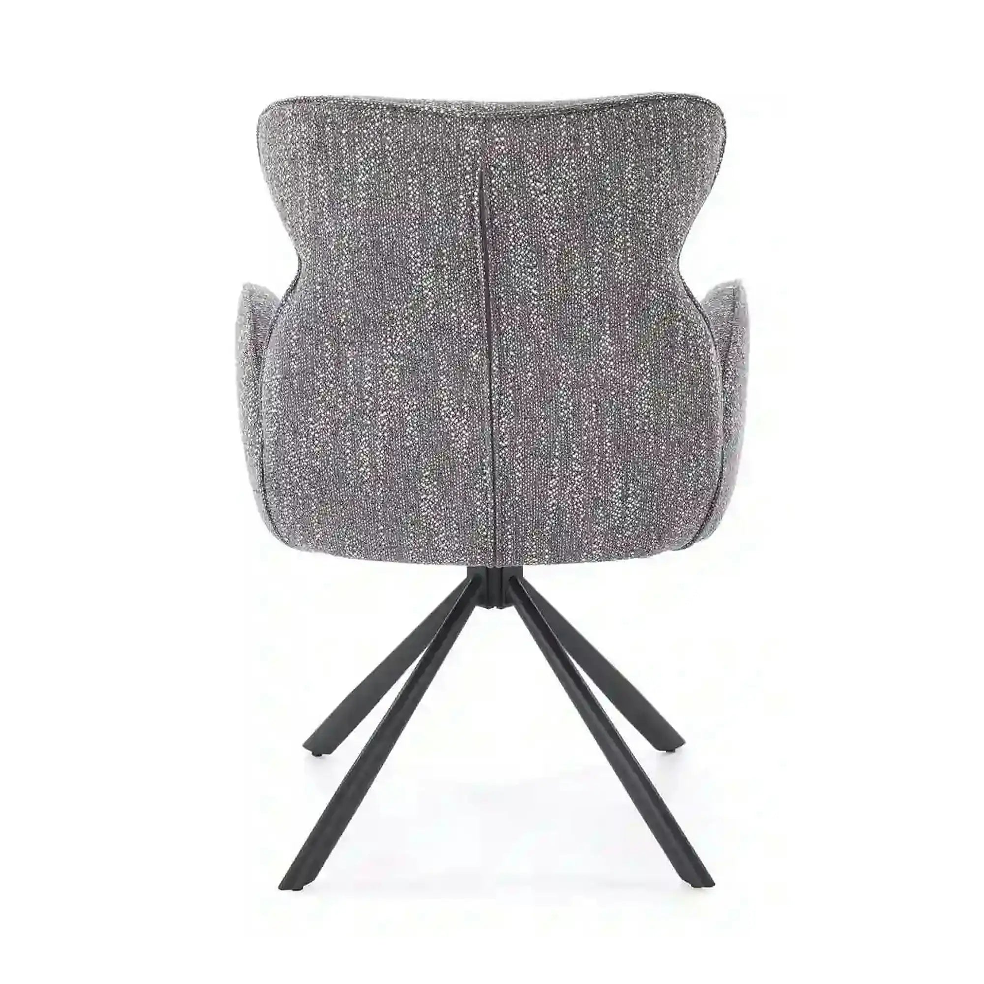 Scaun K571, gri/negru, stofa clasica/otel, 63x64x93 cm