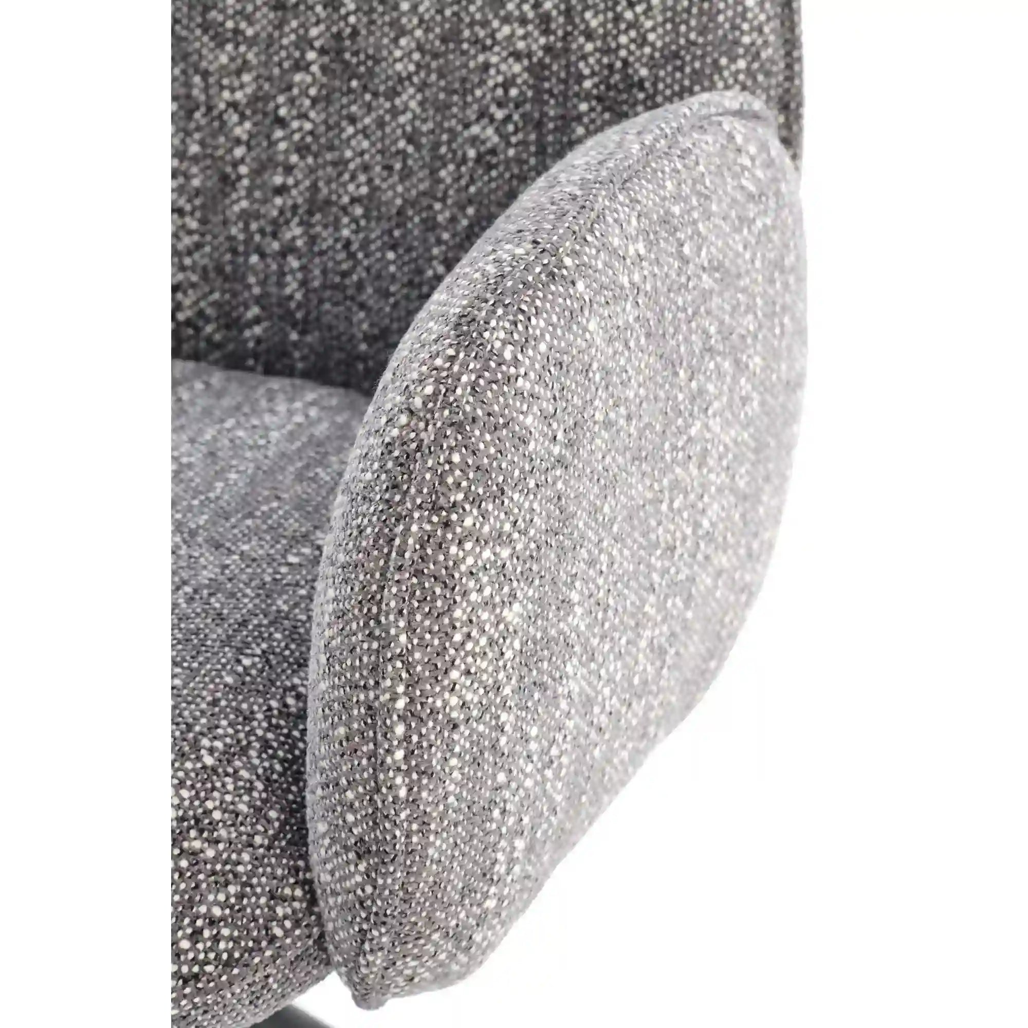 Scaun K571, gri/negru, stofa clasica/otel, 63x64x93 cm