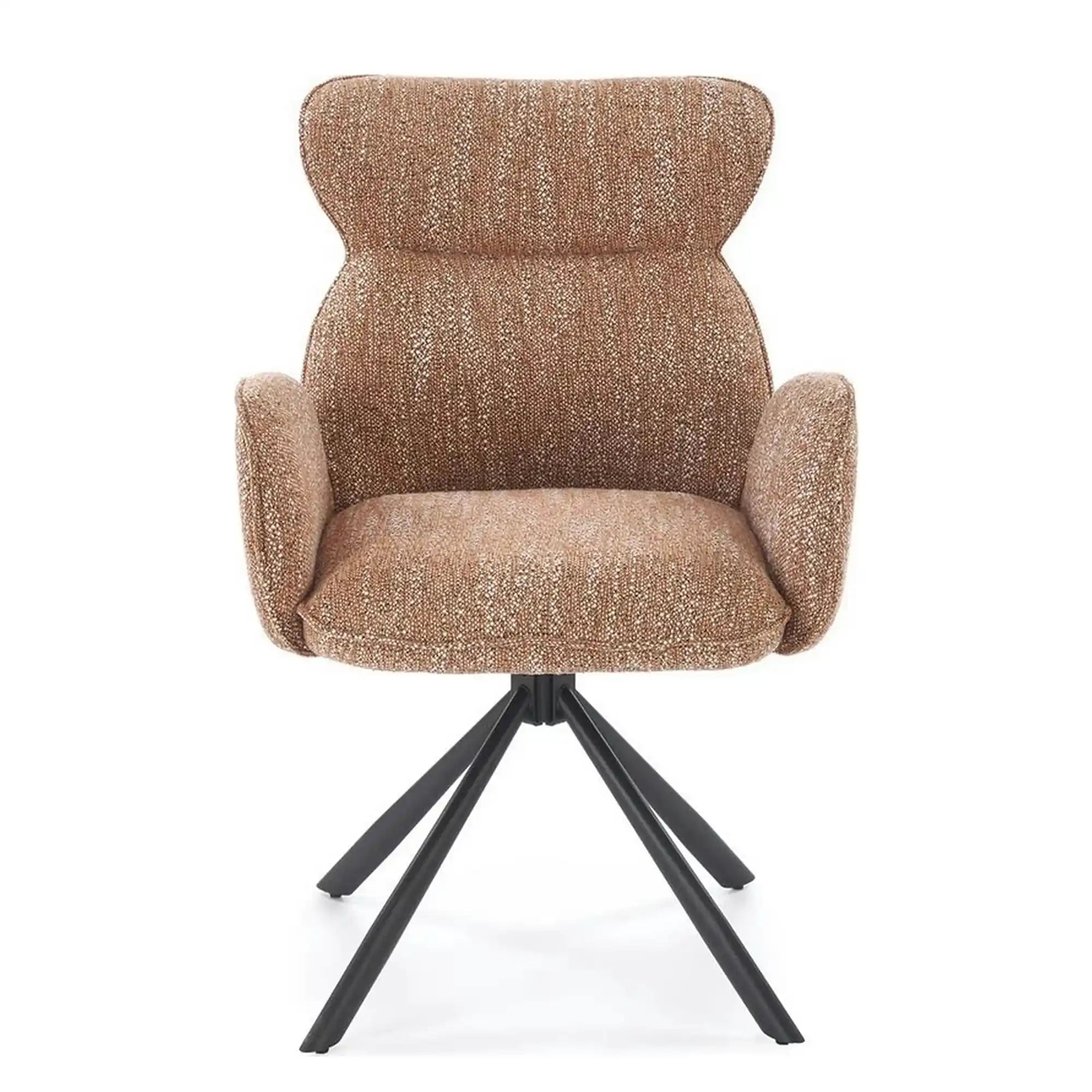 Scaun K571, scortisoara/negru, stofa clasica/otel, 63x64x93 cm
