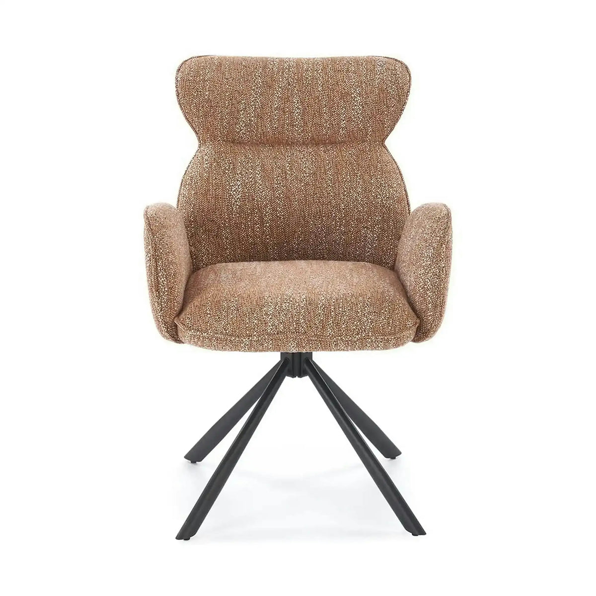 Scaun K571, scortisoara/negru, stofa clasica/otel, 63x64x93 cm