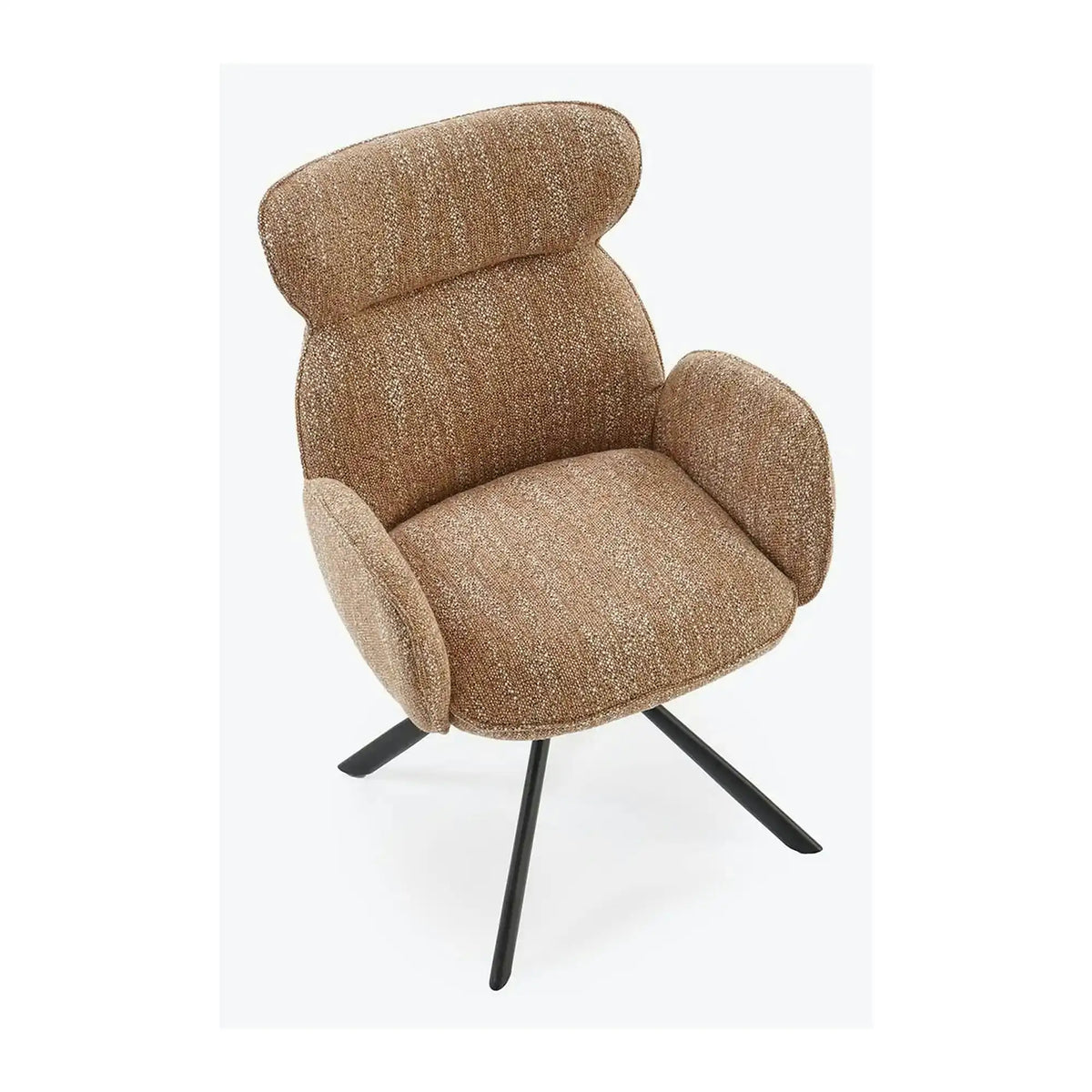 Scaun K571, scortisoara/negru, stofa clasica/otel, 63x64x93 cm