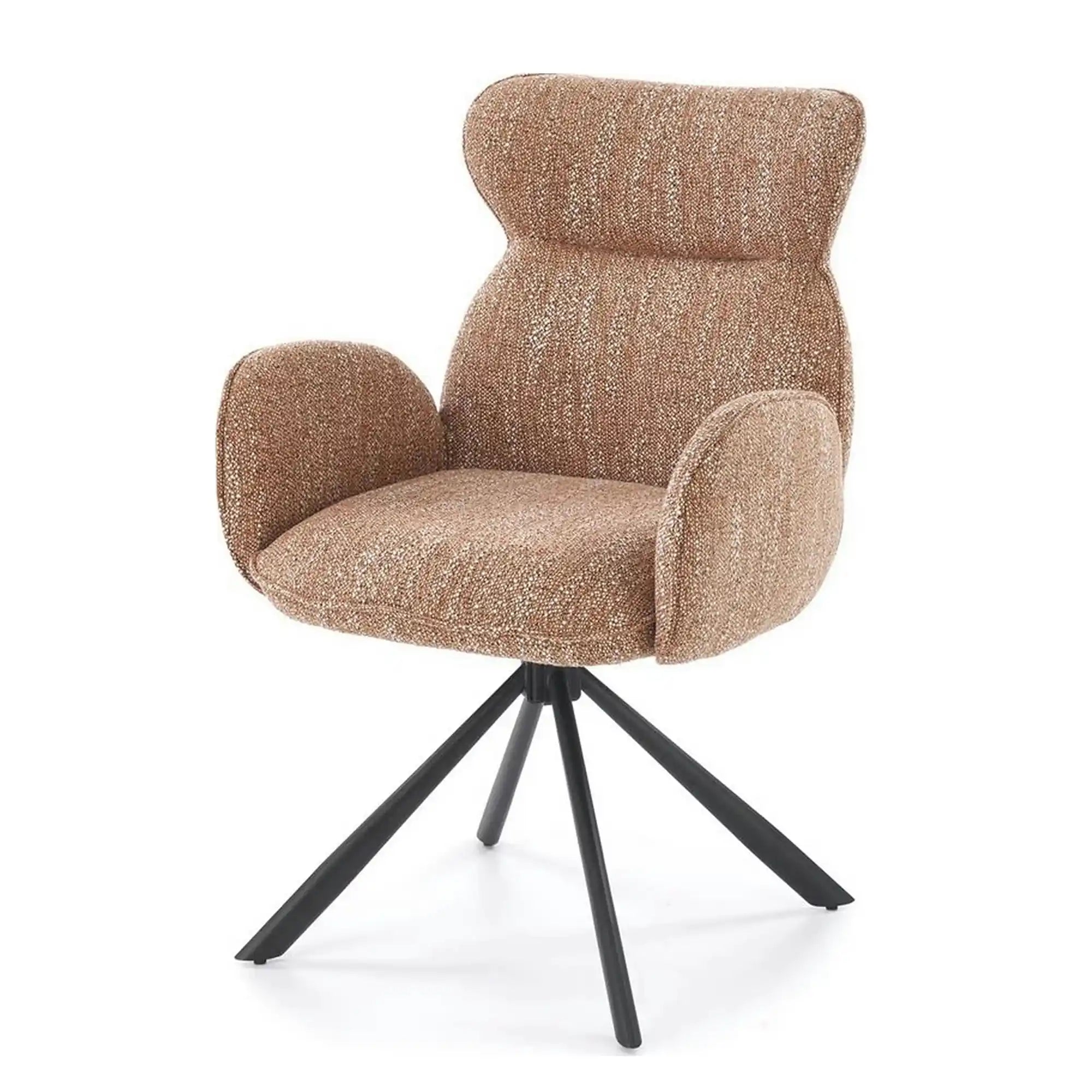 Scaun K571, scortisoara/negru, stofa clasica/otel, 63x64x93 cm