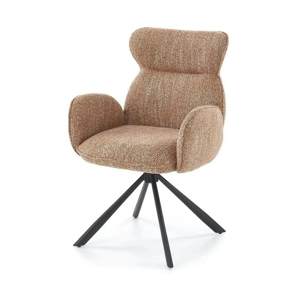 Scaun K571, scortisoara/negru, stofa clasica/otel, 63x64x93 cm