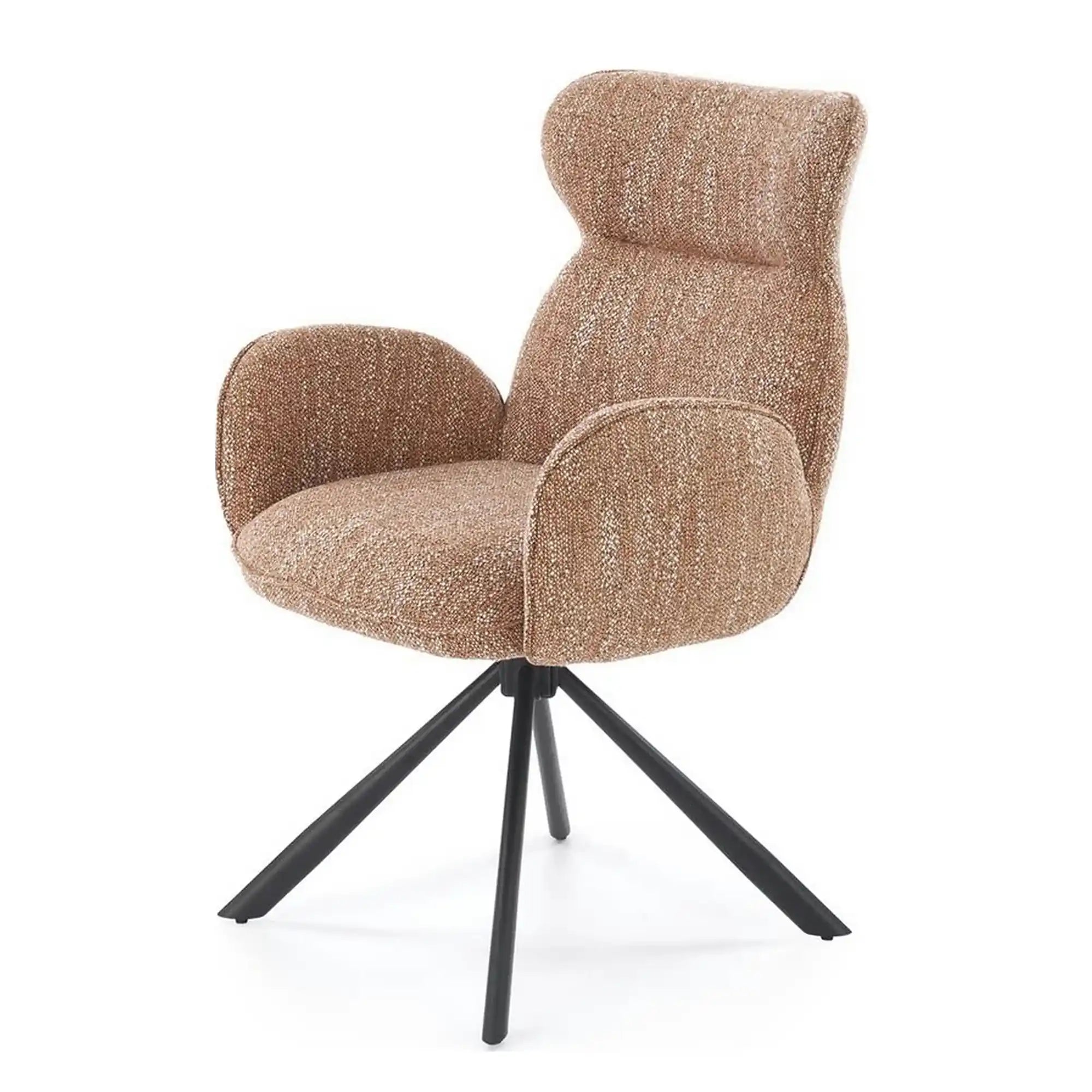 Scaun K571, scortisoara/negru, stofa clasica/otel, 63x64x93 cm
