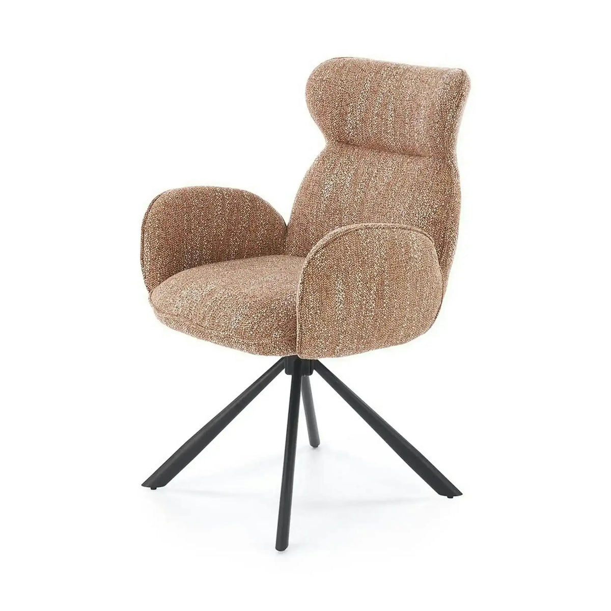 Scaun K571, scortisoara/negru, stofa clasica/otel, 63x64x93 cm