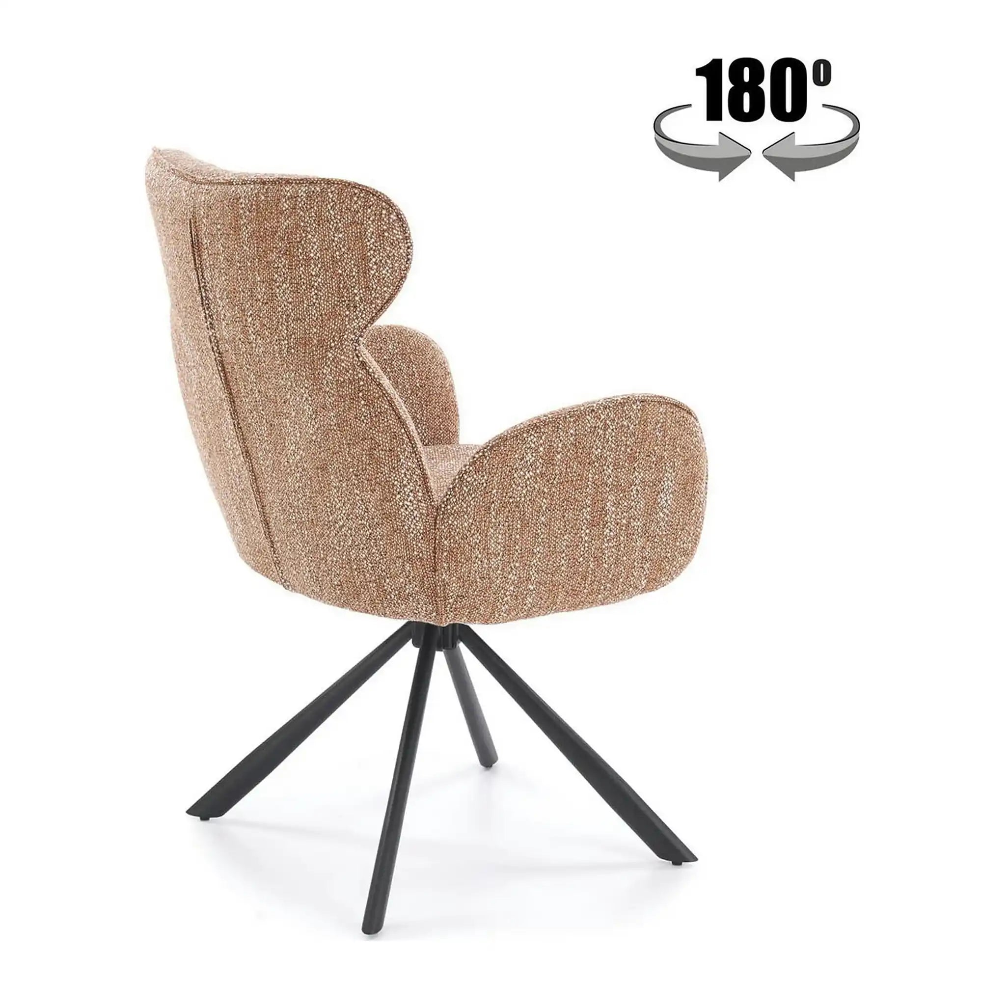Scaun K571, scortisoara/negru, stofa clasica/otel, 63x64x93 cm