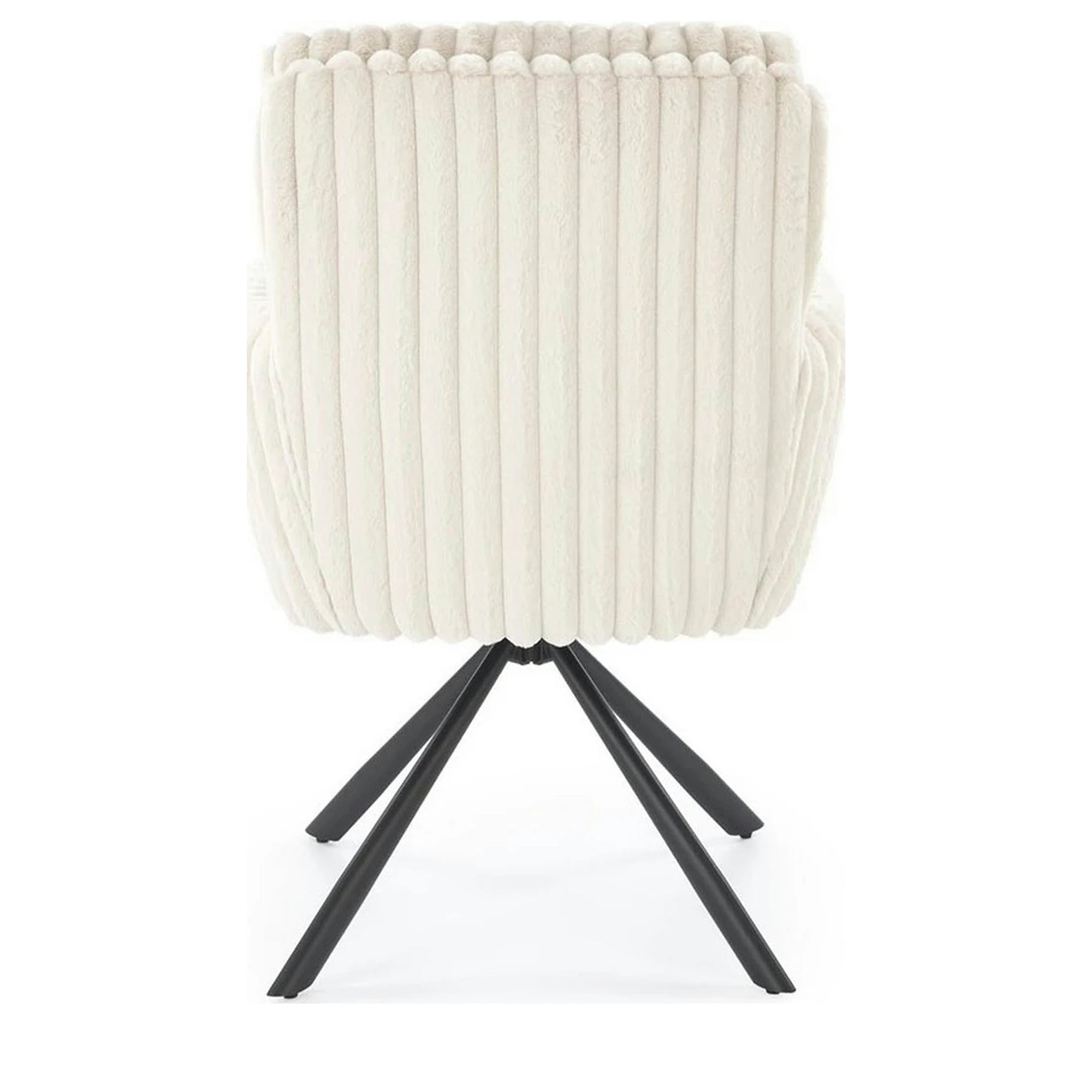Scaun K572, crem - Vito 23, blana articiala/otel, 62x68x93 cm