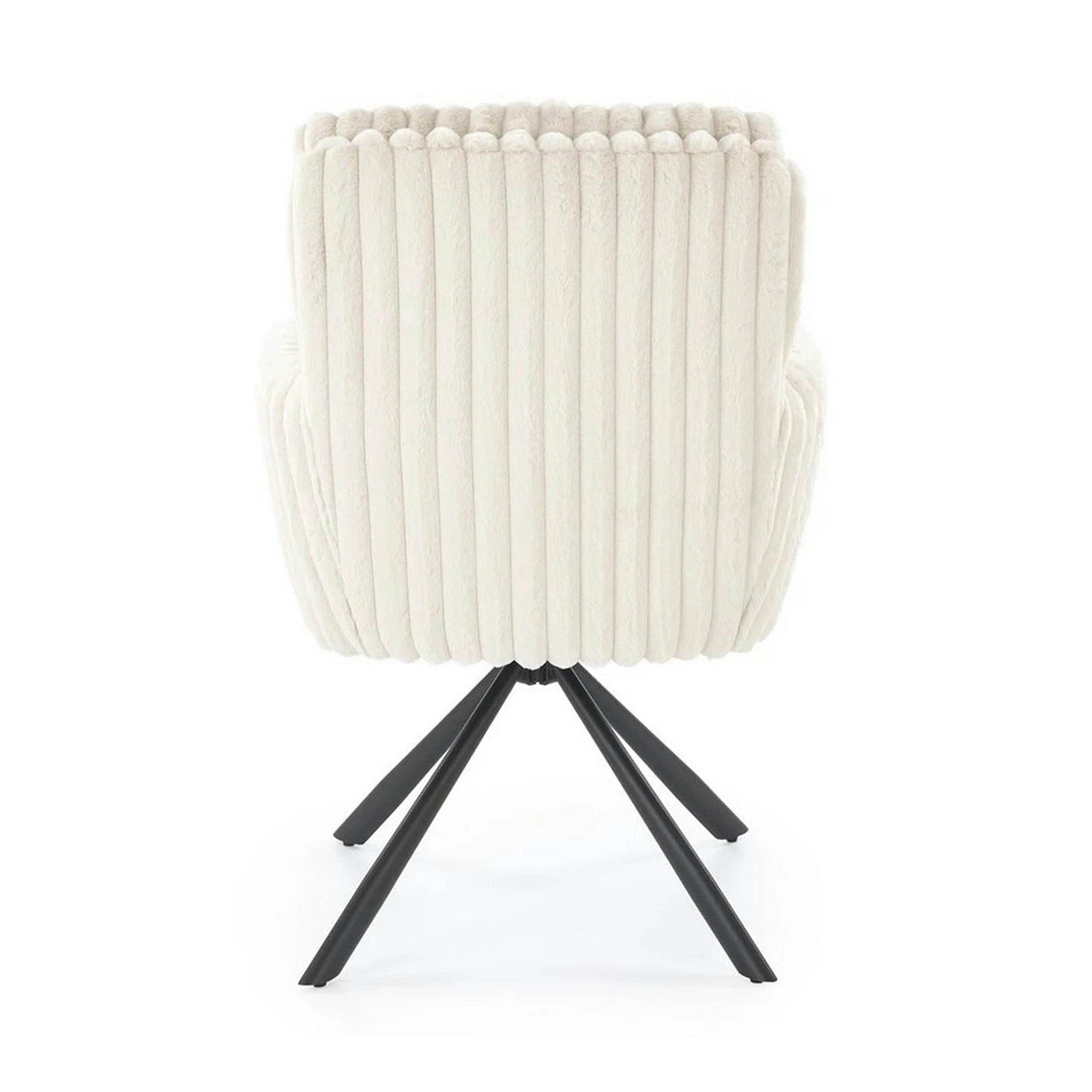 Scaun K572, crem - Vito 23, blana articiala/otel, 62x68x93 cm