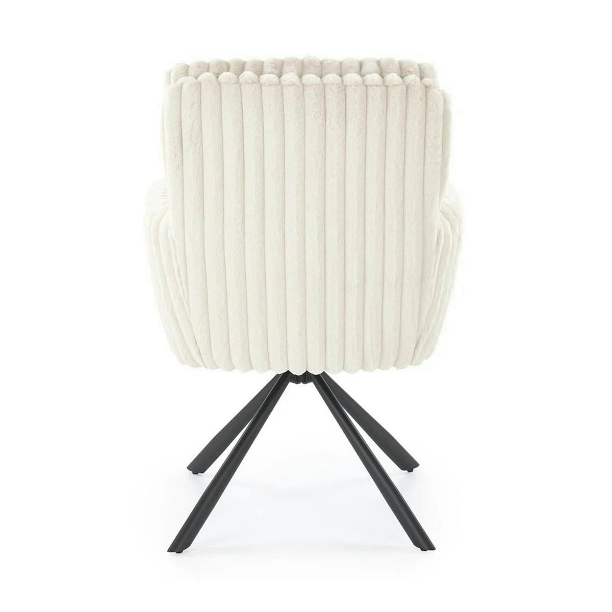 Scaun K572, crem - Vito 23, blana articiala/otel, 62x68x93 cm