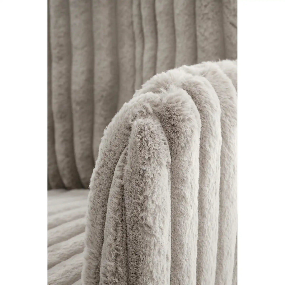Scaun K572, gri - Vito 07, blana articiala/otel, 62x68x93 cm