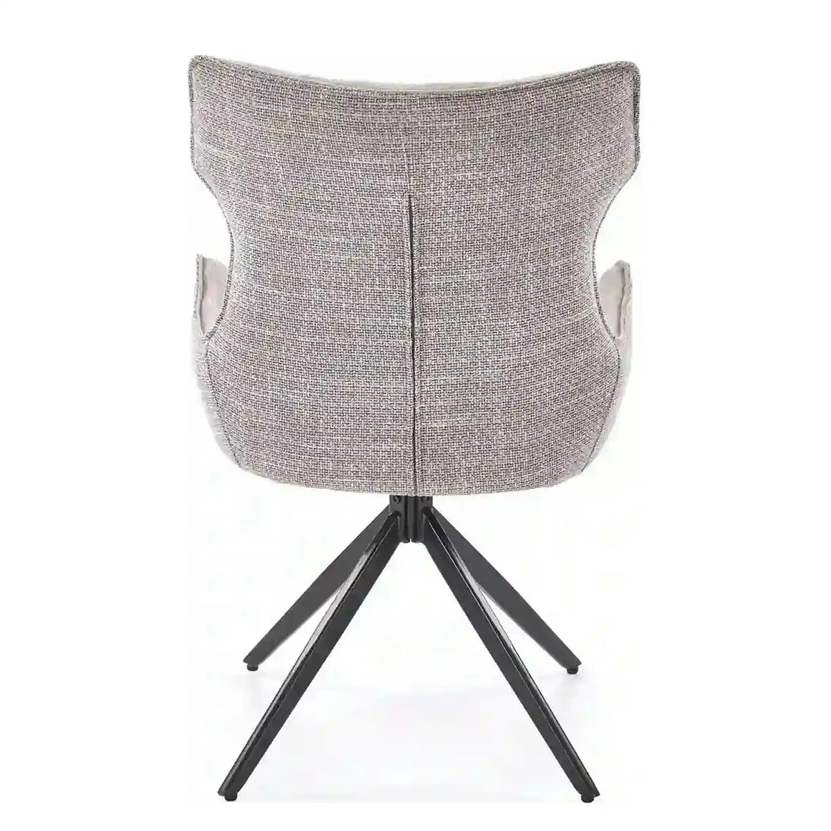 Scaun K573, gri/negru, stofa clasica/otel, 55x64x88 cm