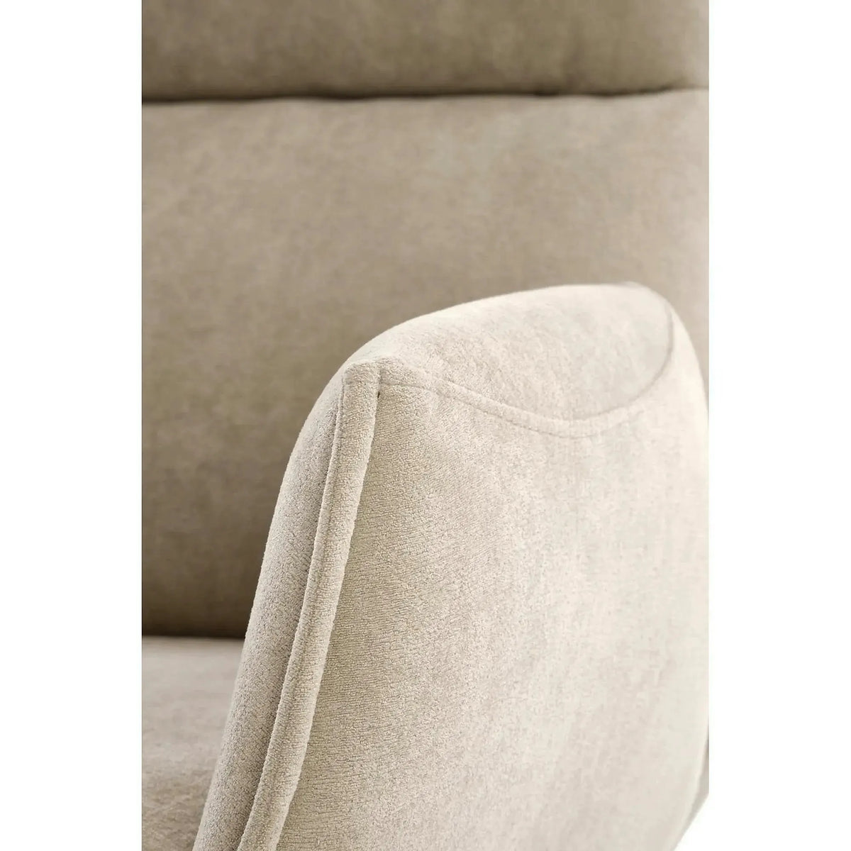 Scaun K574, bej inchis/negru, stofa catifelata/otel, 60x60x88 cm