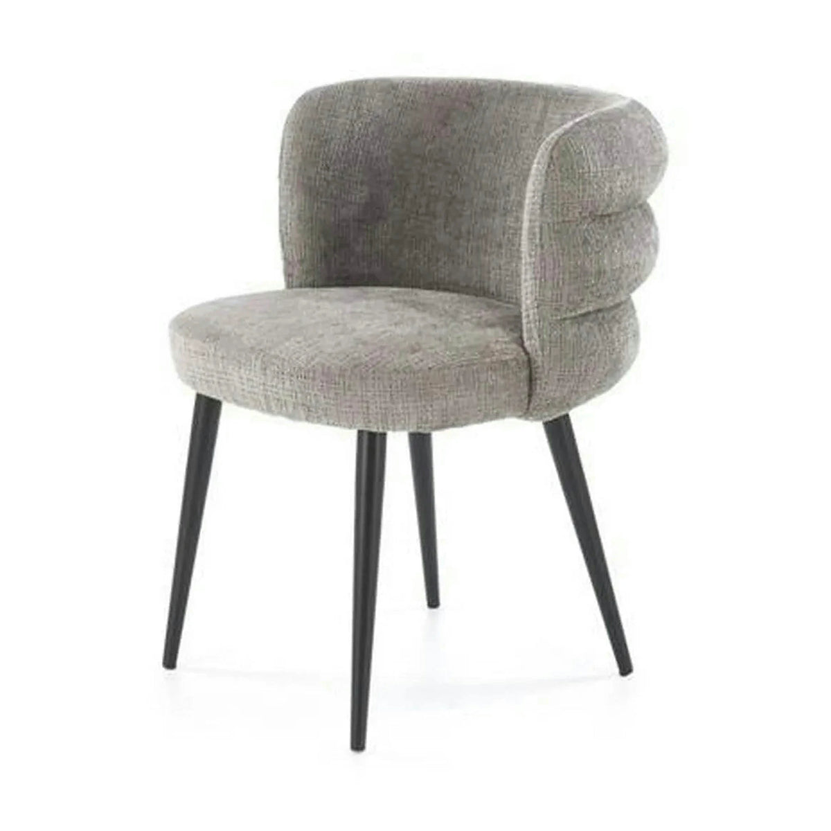 Scaun K575, gri - Cremona 96, stofa catifelata/otel, 62x64x79 cm