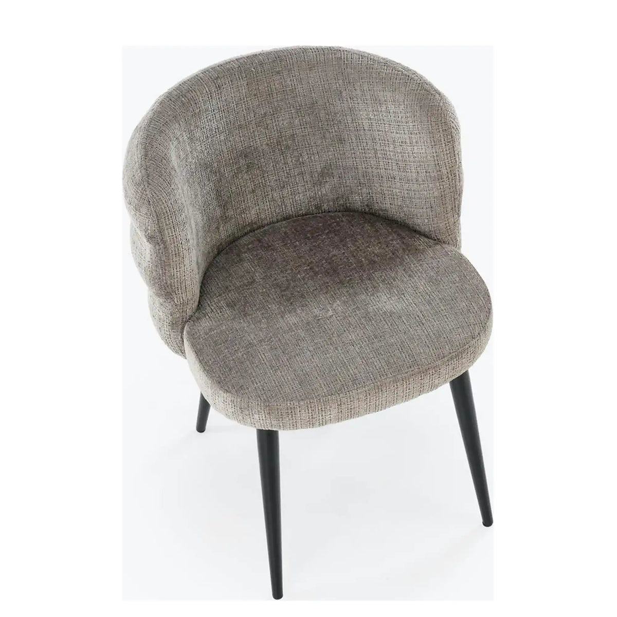 Scaun K575, gri - Cremona 96, stofa catifelata/otel, 62x64x79 cm